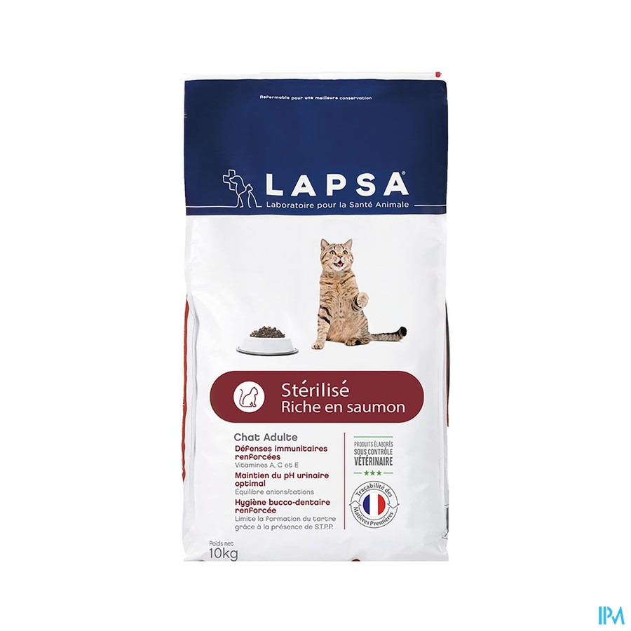 Lapsa Physio. Chat Adulte Sterilise Tte Race 10kg