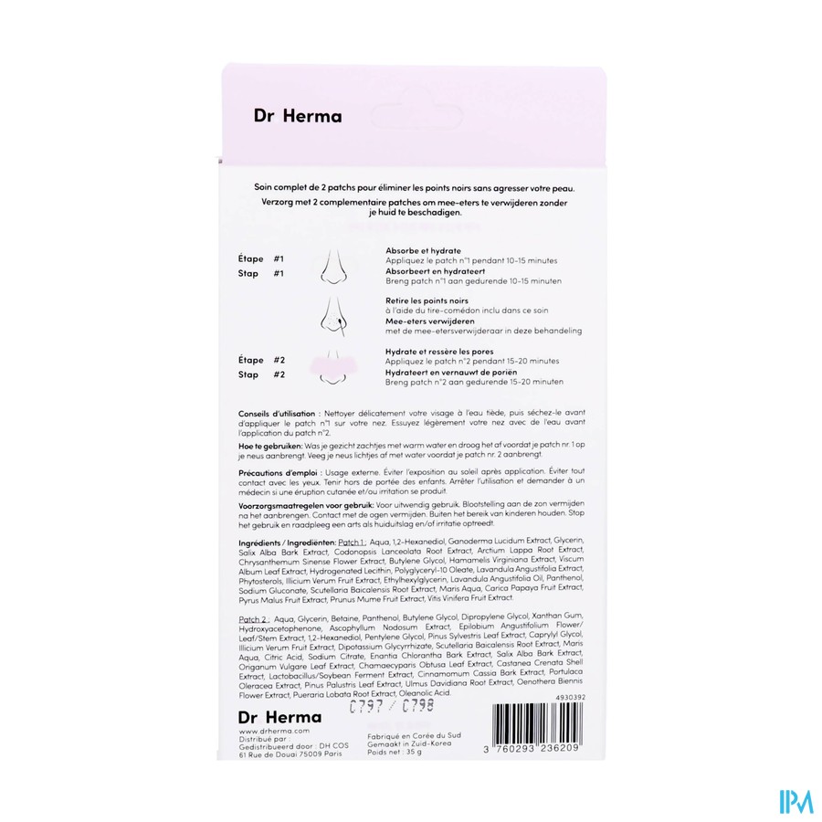 Dr. Herma Soins Patch Nez 5