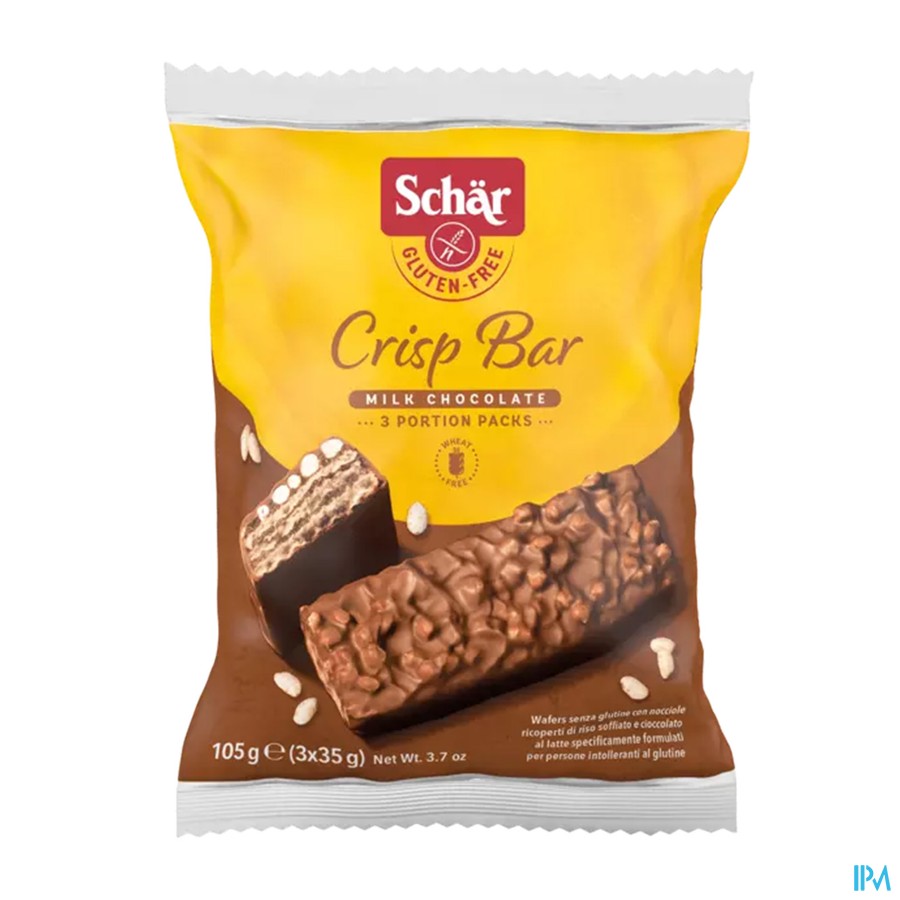 Schar Crisp Bar 4x35g 3208 Revogan