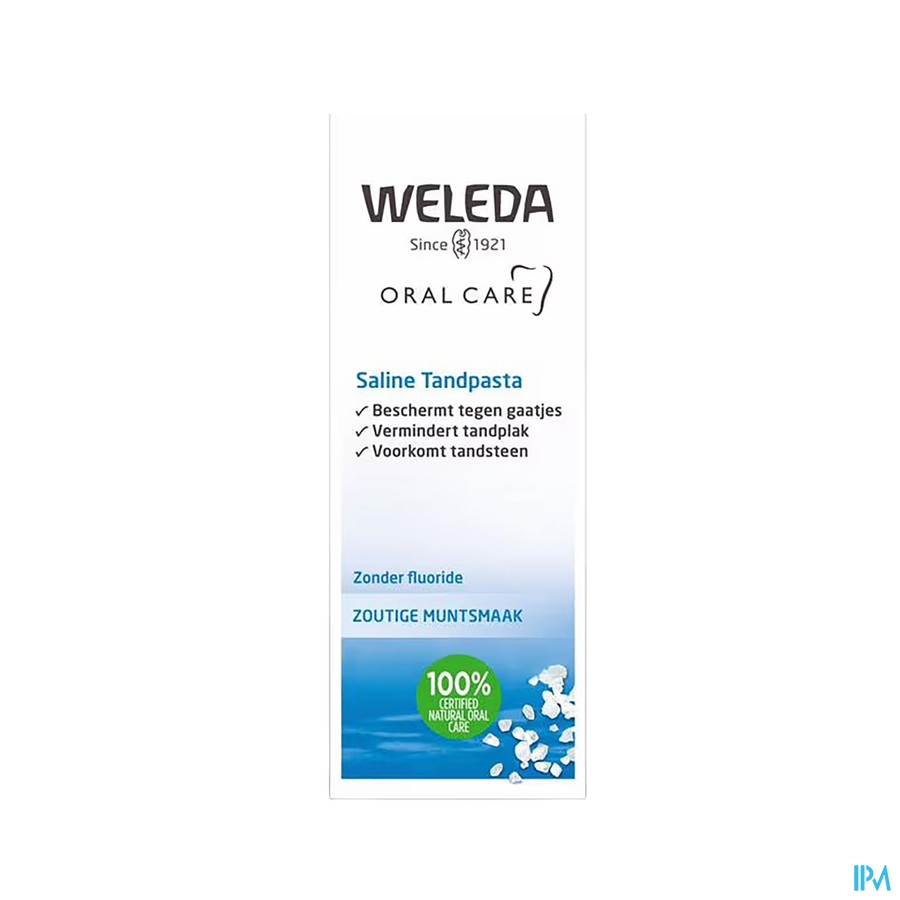 Weleda Tandpasta Saline Blauw 75ml