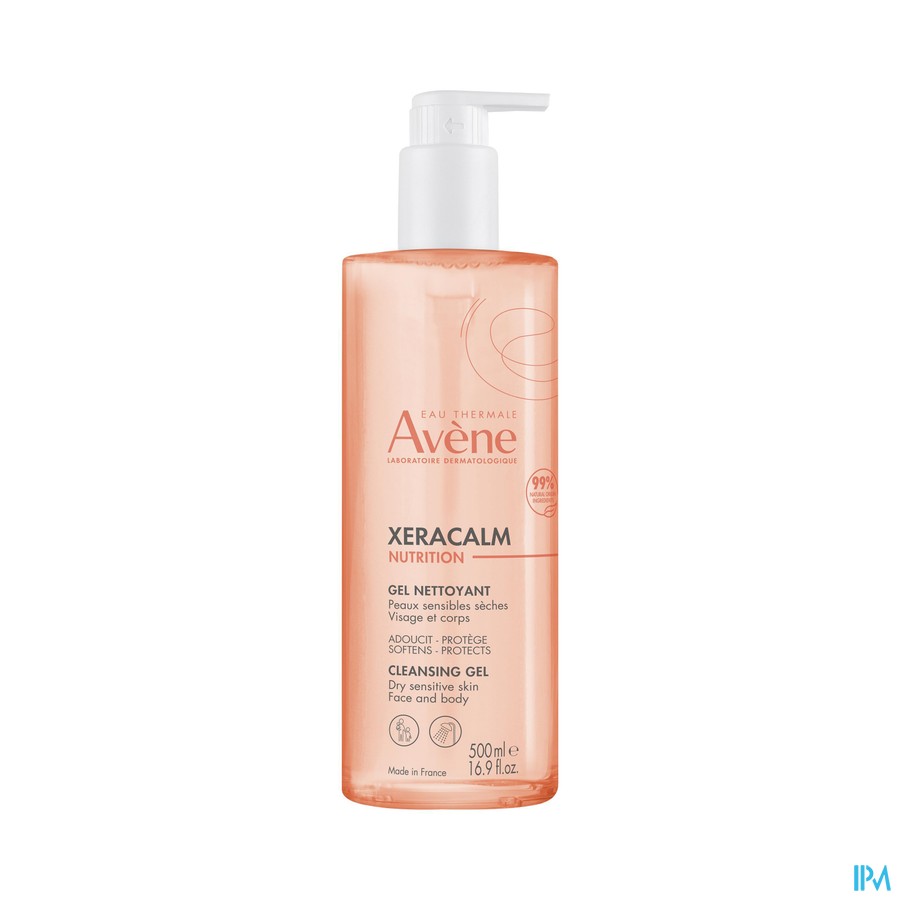 Avene Xeracalm Nutrition Gel Nettoyant 500ml
