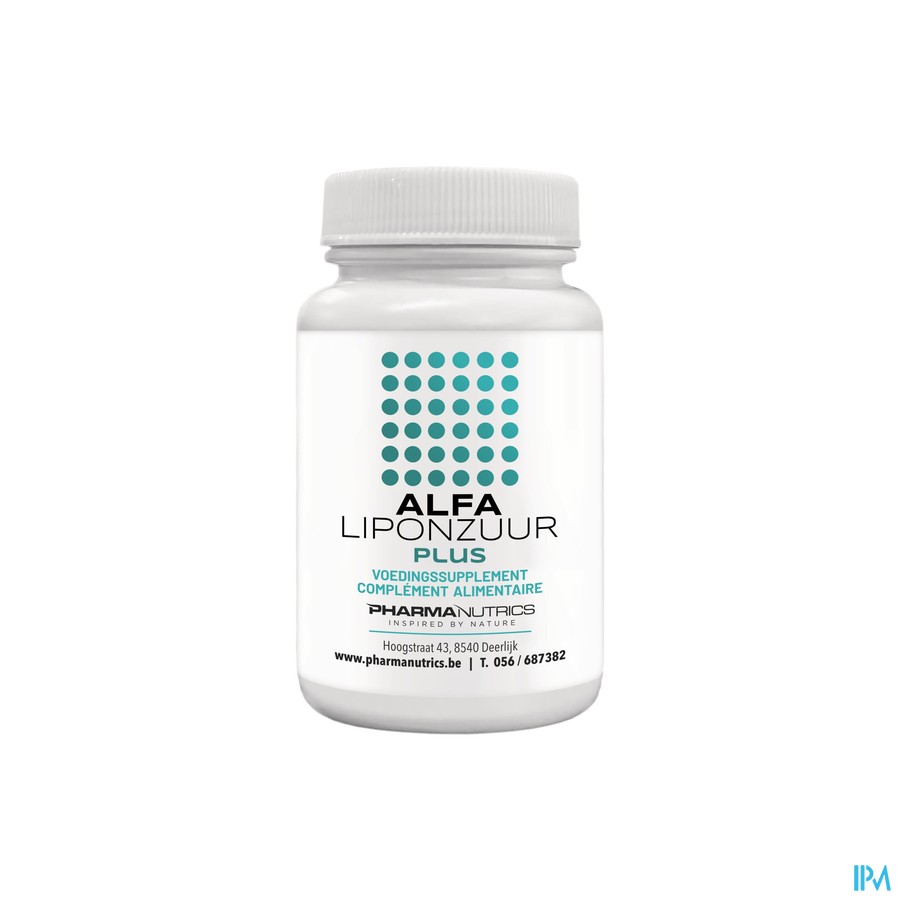 Alfa Liponzuur Plus V-caps 60 Pharmanutrics