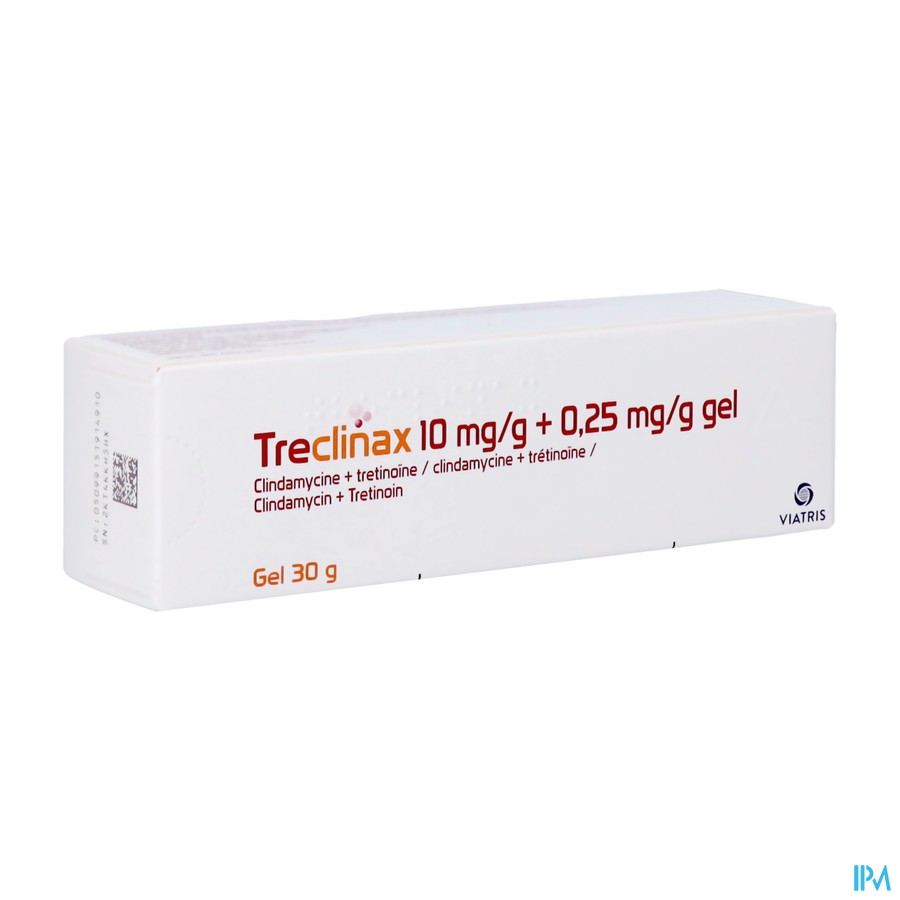 Treclinax 10mg/g + 0,25mg/g Gel Tube 30g