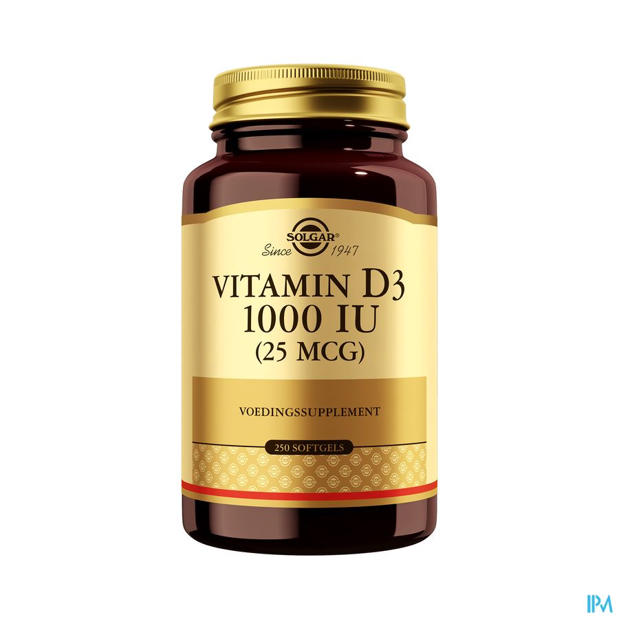Solgar Vitamin D-3 25mcg/1000ie Softgel 250