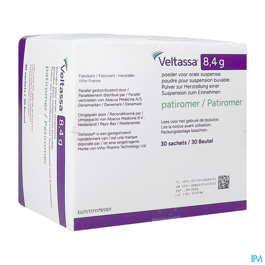 Veltassa 8,4g Abacus Pdr Susp Or Zakjes 30