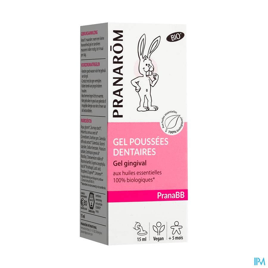 Pranarom Pranabb Bio Gel Tandgroei Pompfl 15ml Pranarom Pranabb Bio Gel Tandgroei Pompfl 15ml