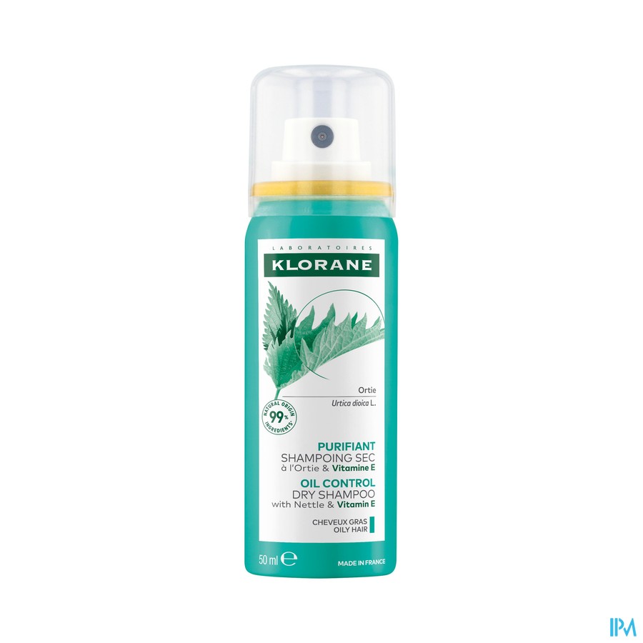 KLORANE BRANDN. DROOGSHAMPOO VET HAAR 50 ML