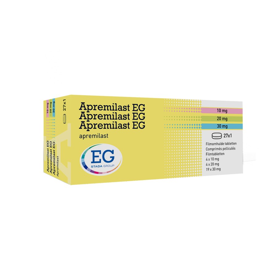 Apremilast EG 10Mg/20Mg/30Mg Filmomh Tabl 27