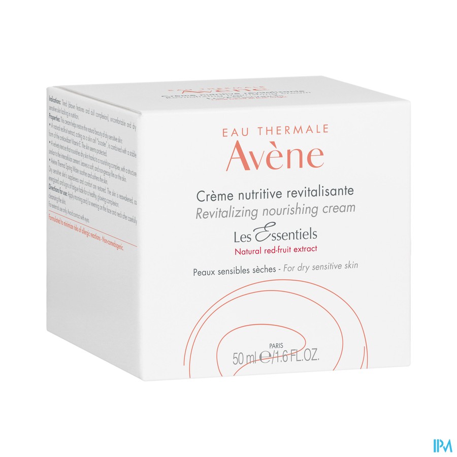 Avene Essentiels Creme Nutritive Revital. 50ml
