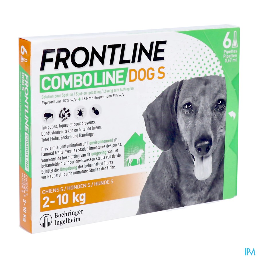 Frontline Combo Line Dog S 2-10kg 6x0,67ml