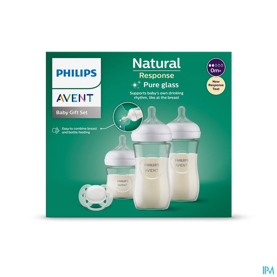 Philips Avent Natural 3.0 Start.set Zuigfles Glas3