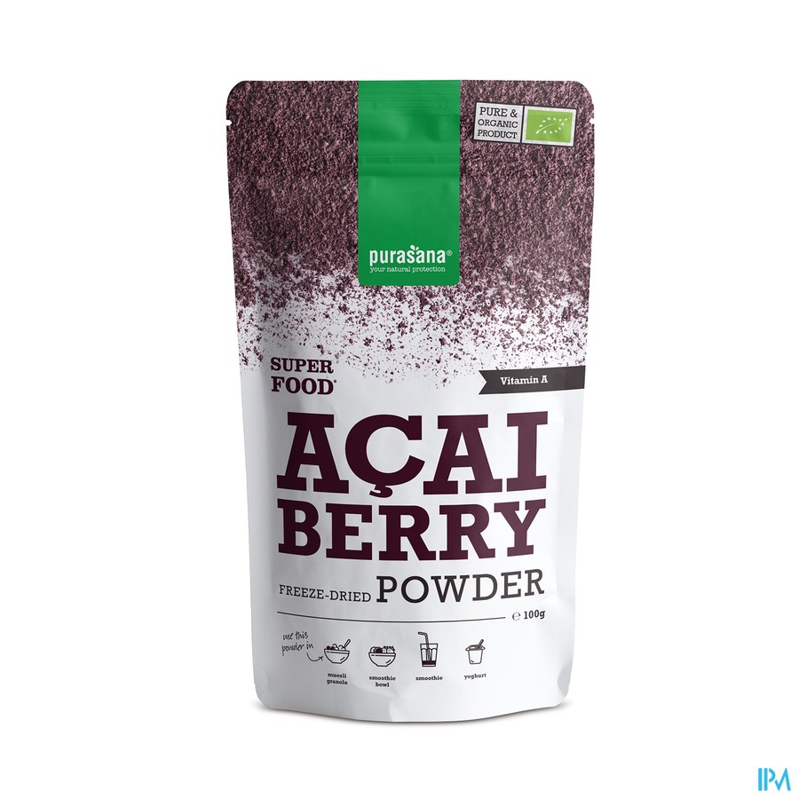 Purasana Vegan Acaibes Pdr 100g Be-bio-02