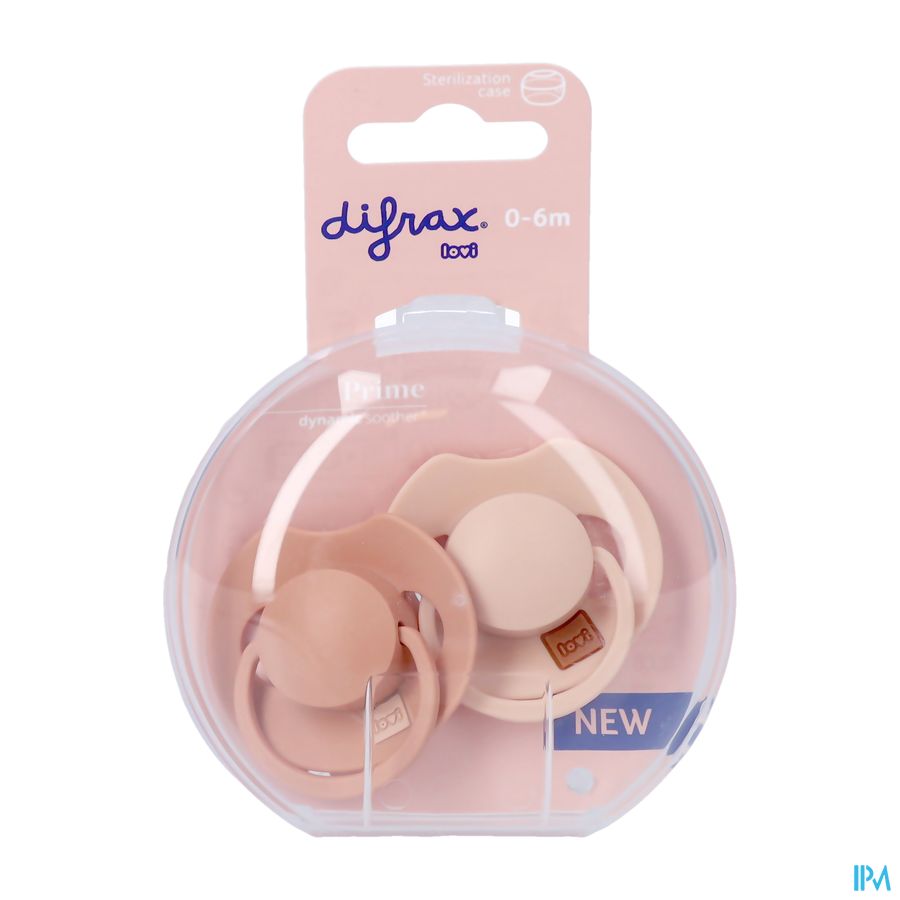 Difrax Dynamic Fopspeen 0-6m Prime Ass 2 Difrax Dynamic Fopspeen 0-6m Prime Ass 2