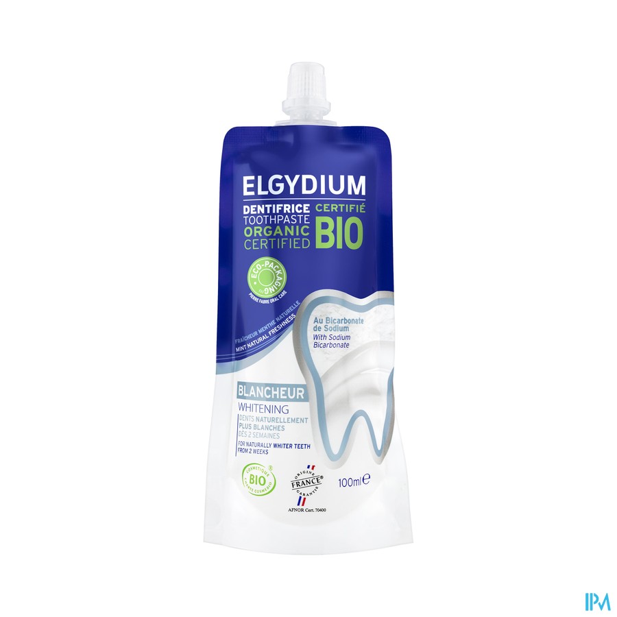 Elgydium Dentifrice Blancheur Bio 100ml