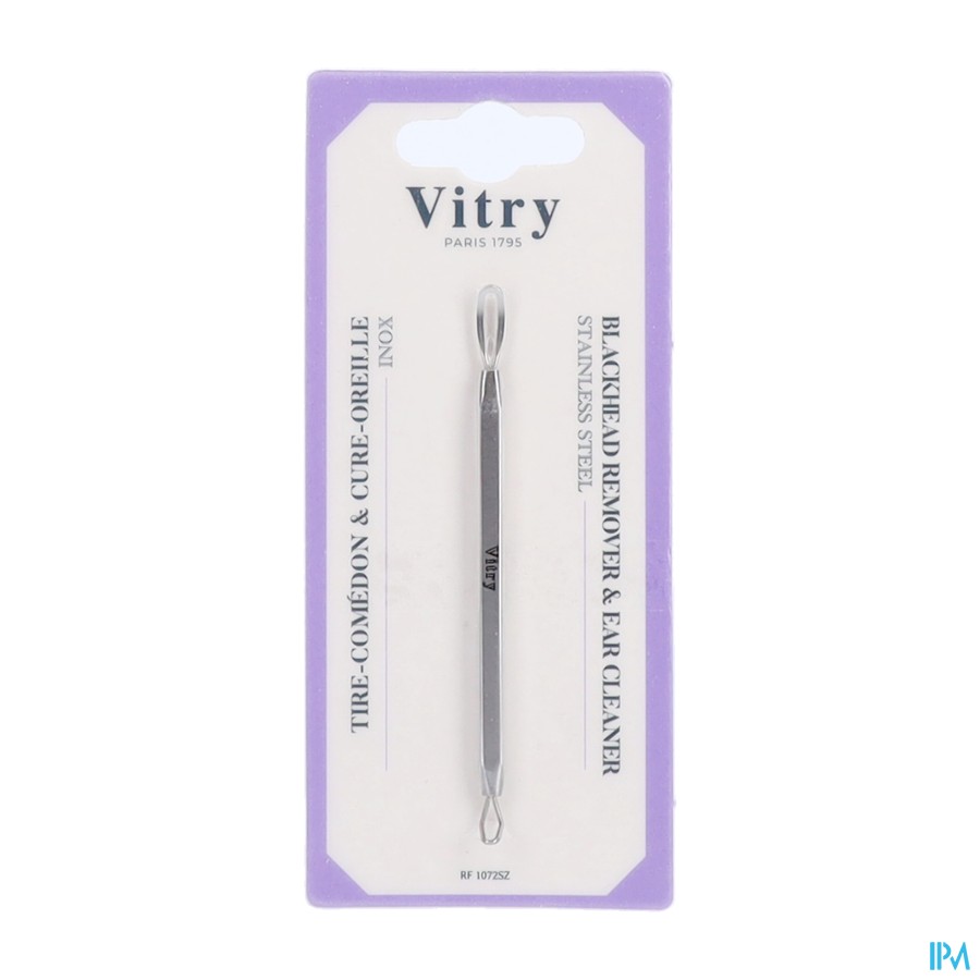 Tire-comedon/cure-oreille Inox