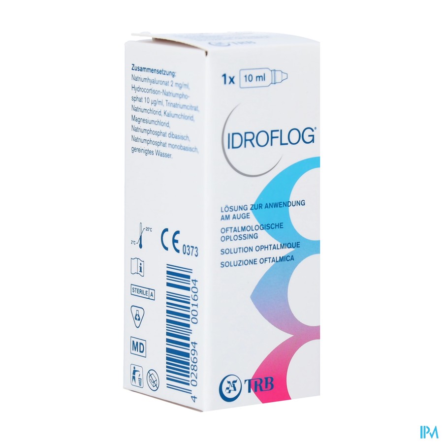 Idroflog Oogheelkundige Oplossing 10ml