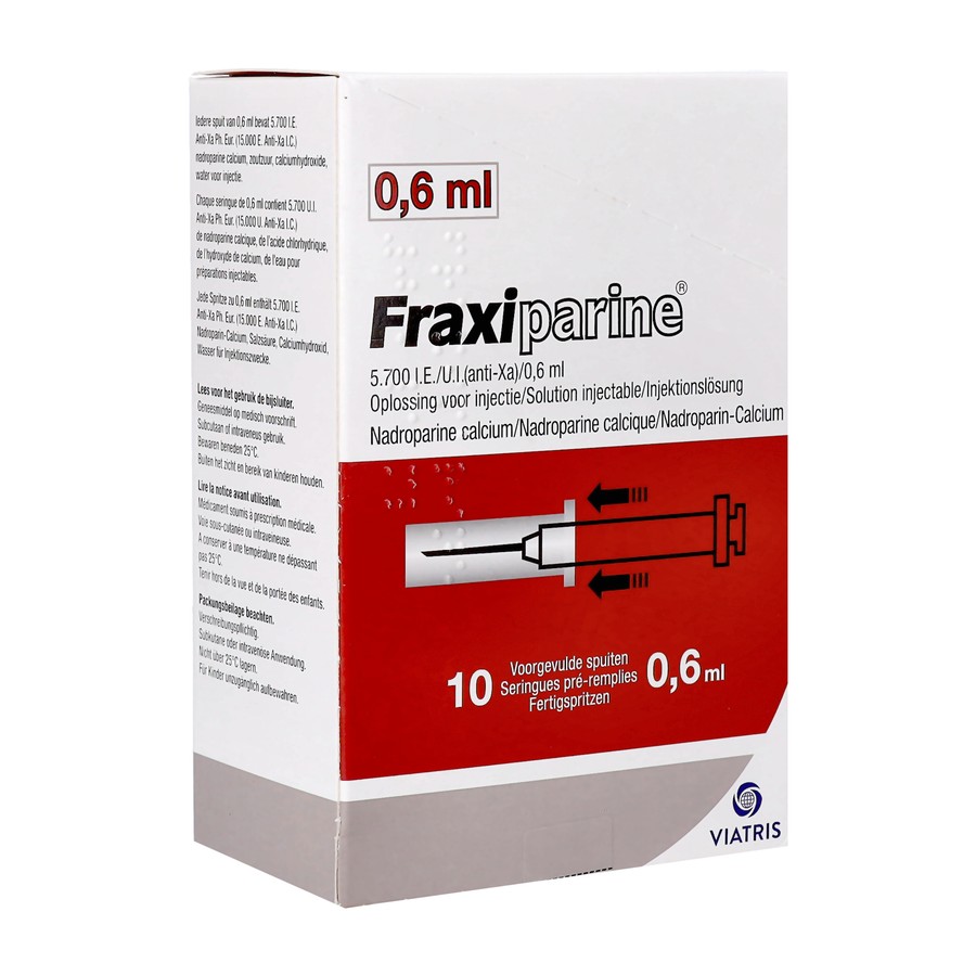 Fraxiparine Ser 10 X 0,6ml 5700 Ui Axa