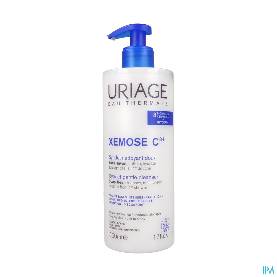 Uriage Xemose Syndet Milde Reiniging Emulsie 500ml
