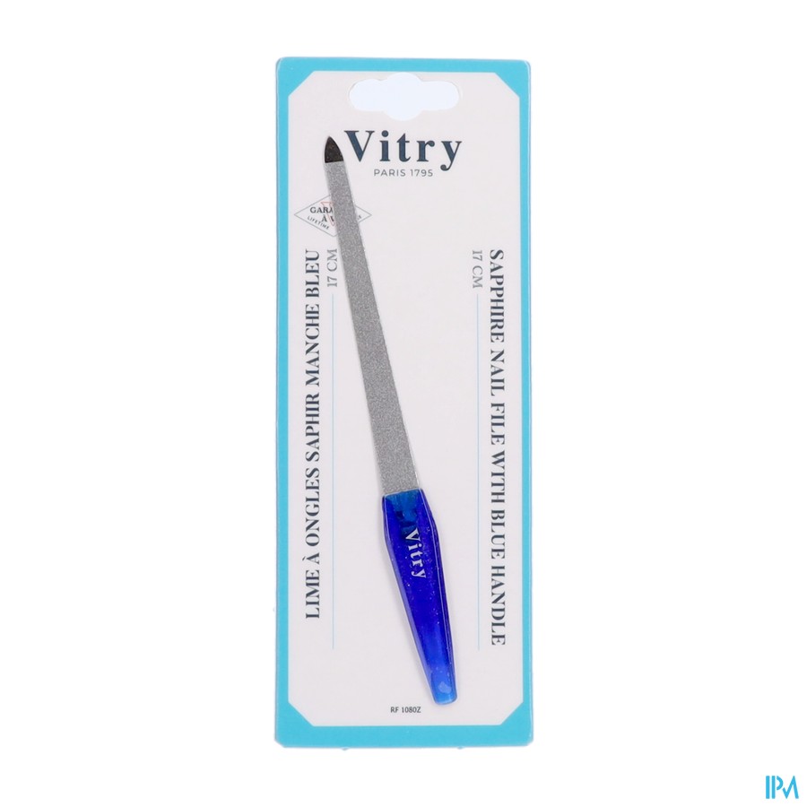 Saffier Vijl Groot Model 17 Cm Blauw