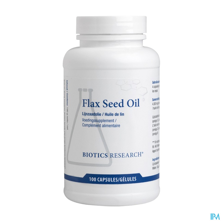 Flax Seed Oil Biotics Caps 100
