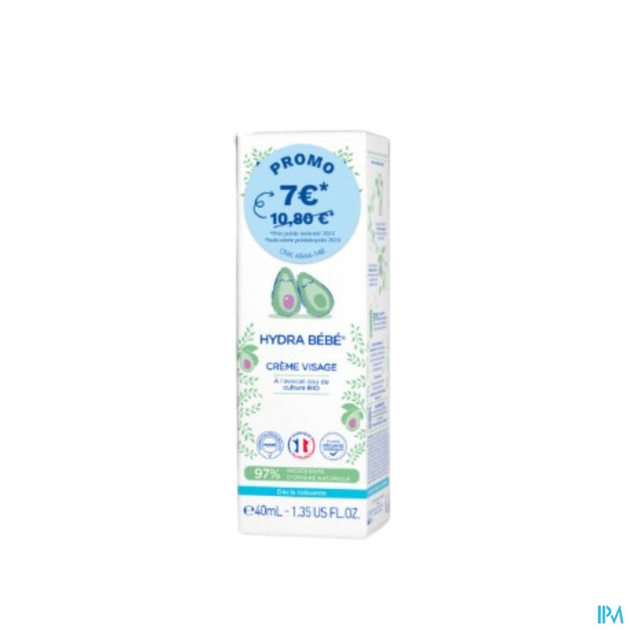 Mustela Pn Hydra Baby Gelaatcreme 40ml Promo