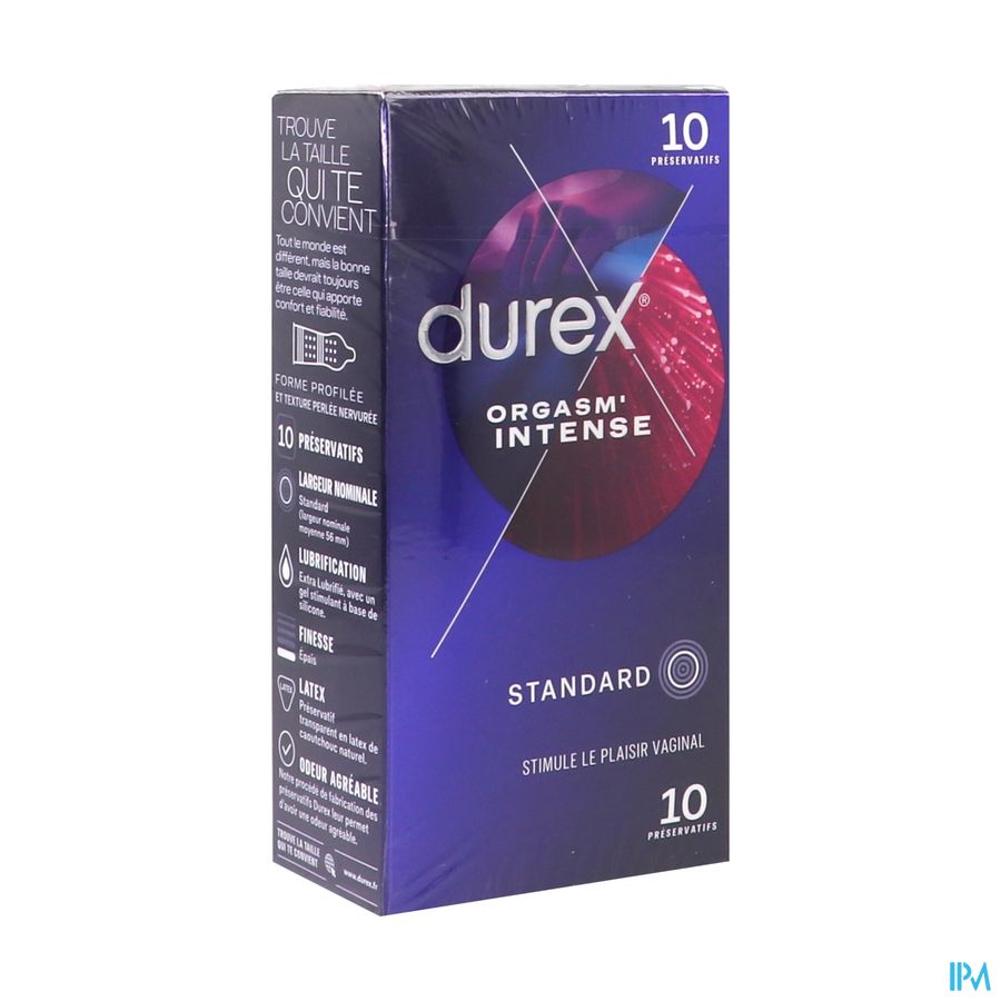 PRESERV DUREX ORGASM INTENSE X10