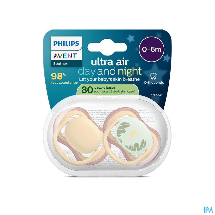 Philips Avent Fopspeen +0m Air Night/day 2