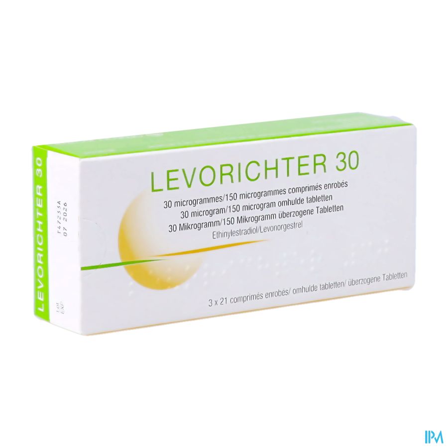 Levorichter 30 Comp Enrobes 3 X 21 Levorichter 30 Comp Enrobes 3 X 21