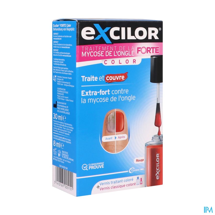 Excilor Forte Color Red Schimmelnagel 30ml+vao 8ml