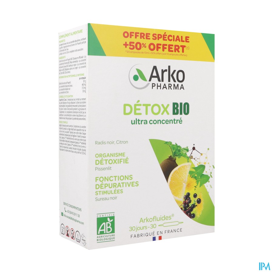 ARKOFL DETOX BIO AMP 20+10 OFF