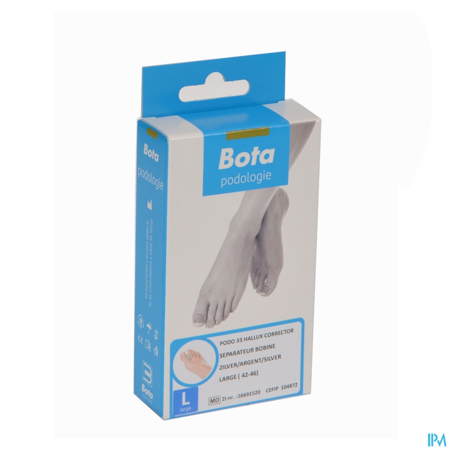 Bota Podo 33 Hallux Corrector+zilver l 42-46 2