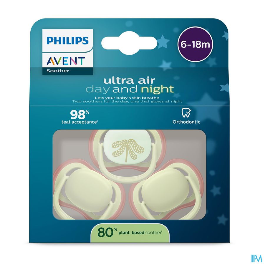 Philips Avent Fopspeen +6m 3 Pack