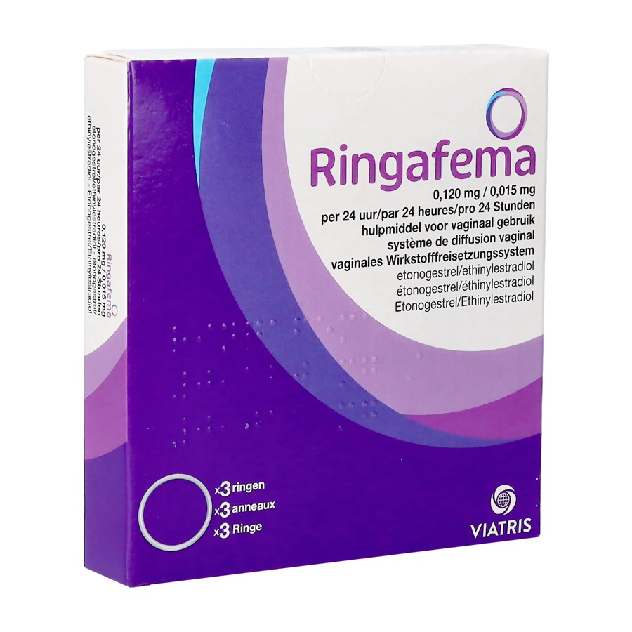 Ringafema 0,120mg/0,015mg/24u Vaginale Ring 3