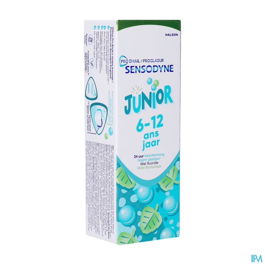 Sensodyne Proglasur Junior 6-12 Dentifrice 50ml