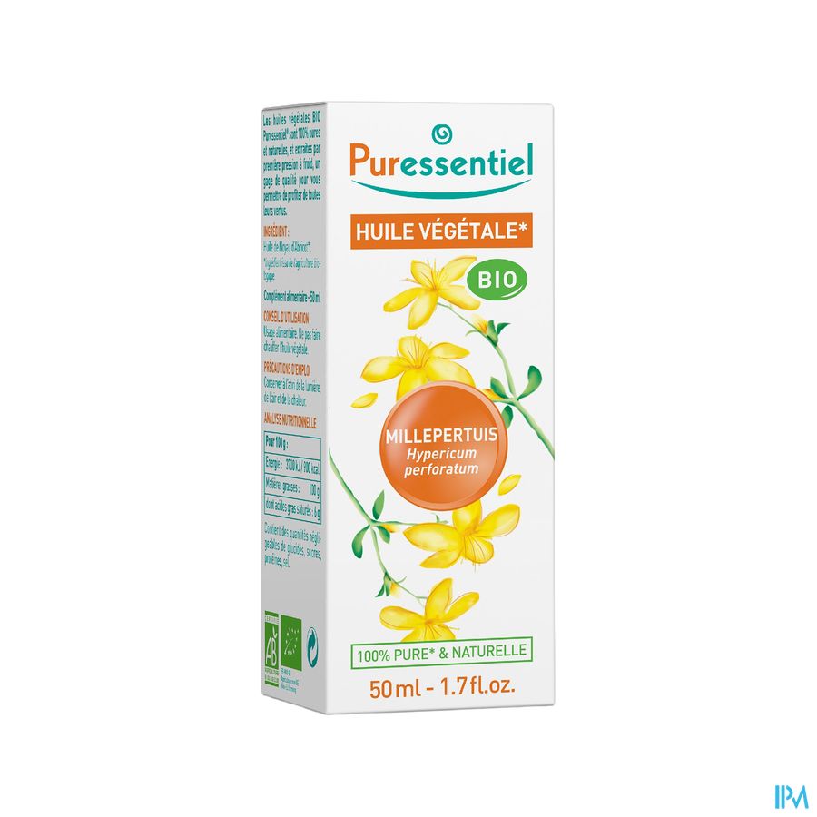 Puressentiel Huile Vegetale Bio Millepertuis 50ml