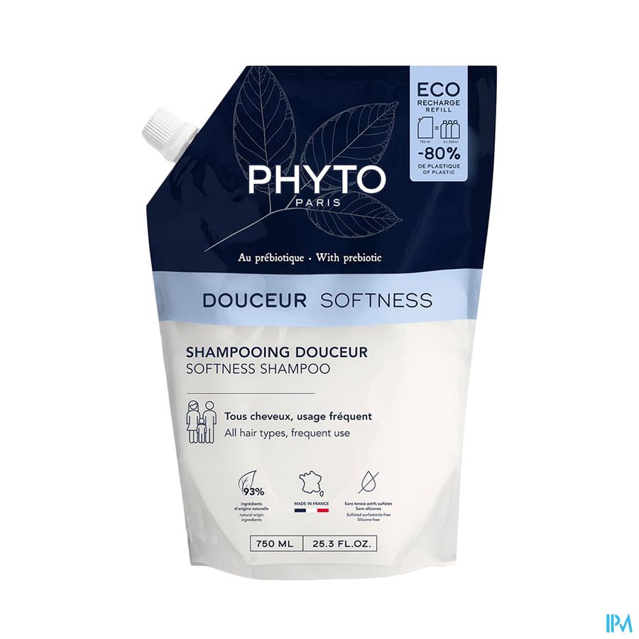 Phyto Softness Shampoo Jumbo Refill 750ml