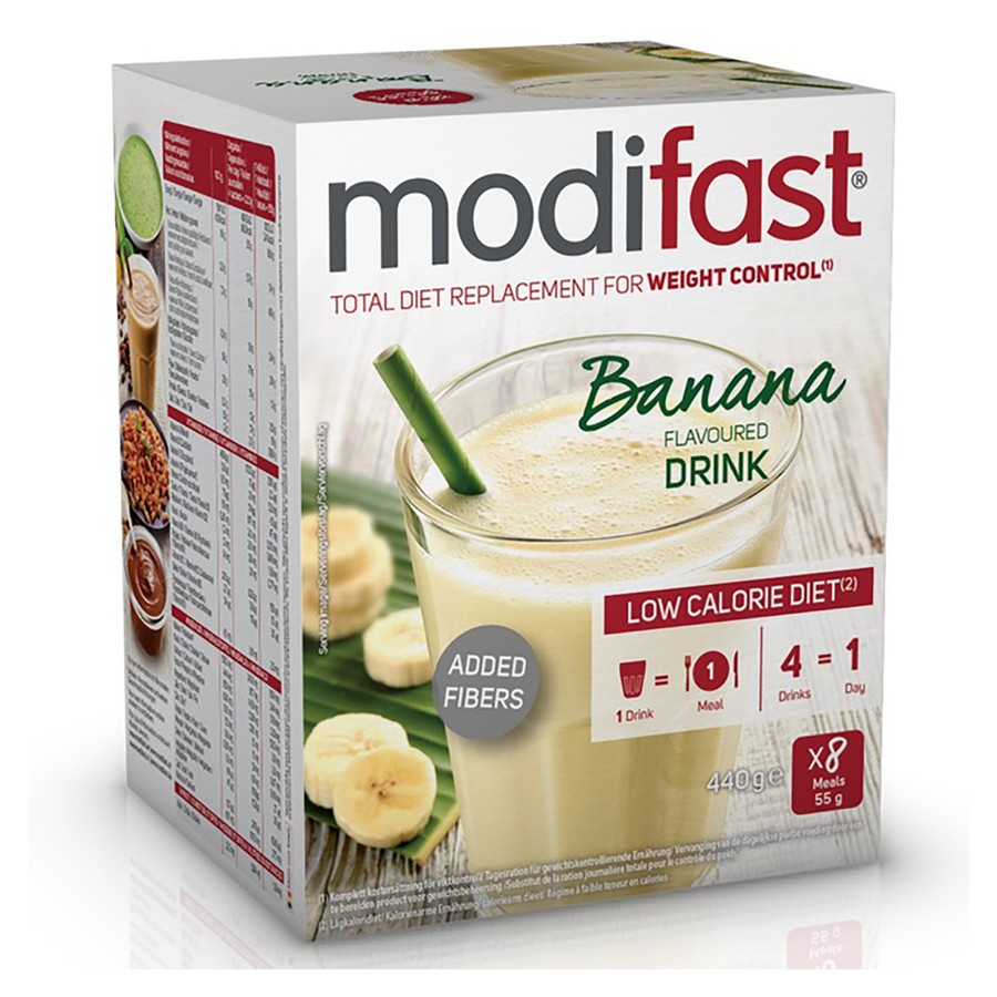 Modifast Intensive Banana Flavour. Milkshake 8x55g