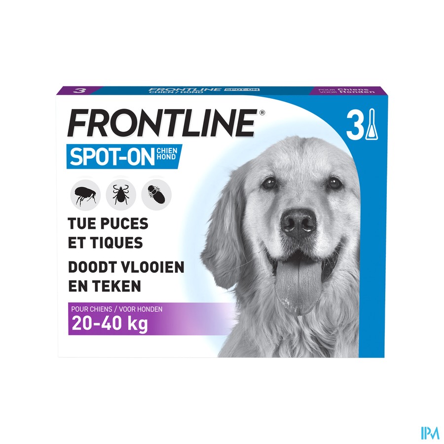 Frontline Spot On Hond 20-40kg Pipet 3x2,68ml