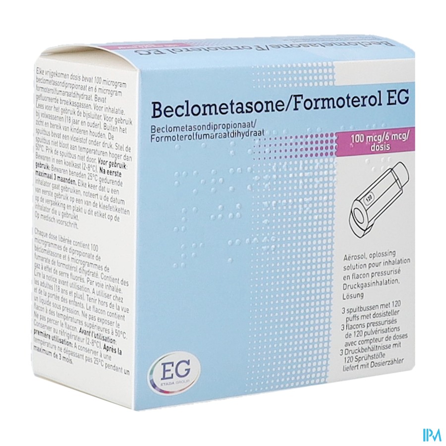 Beclometasone Formoterol EG 100Mcg/6D Susp Inh.360