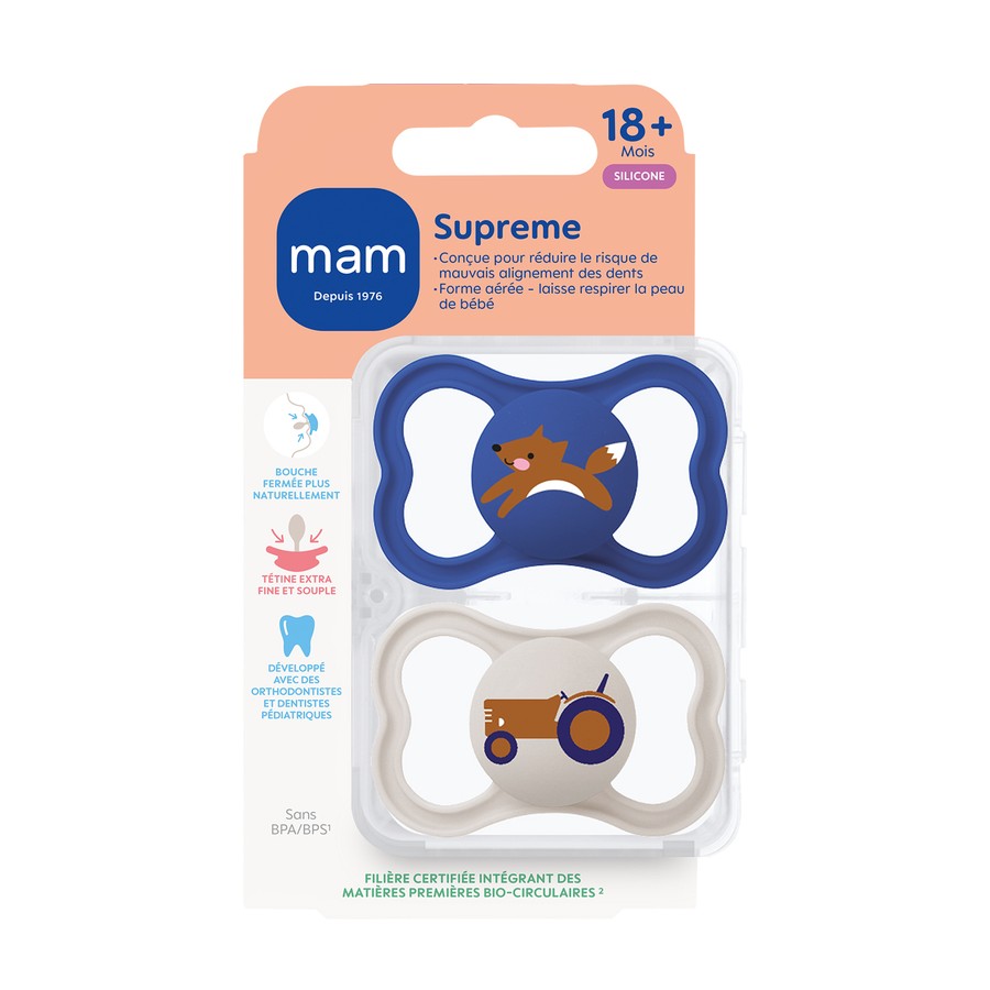 SUCET MAM SUPREME SIL 18+M X2