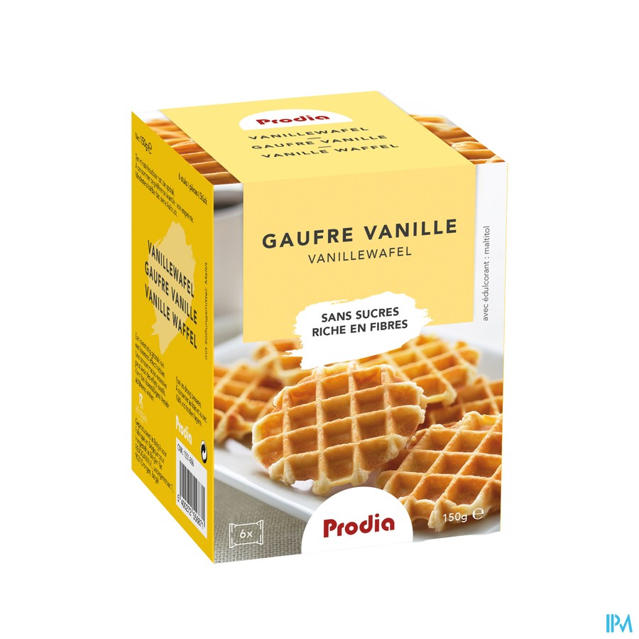 Prodia Gaufre Vanille+edulcorant 150g 5687 Revogan