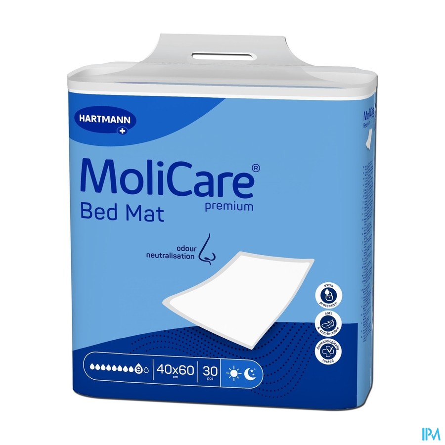 Hartmann Molicare Pr Bed Mat 9dr40x60 30 P/s