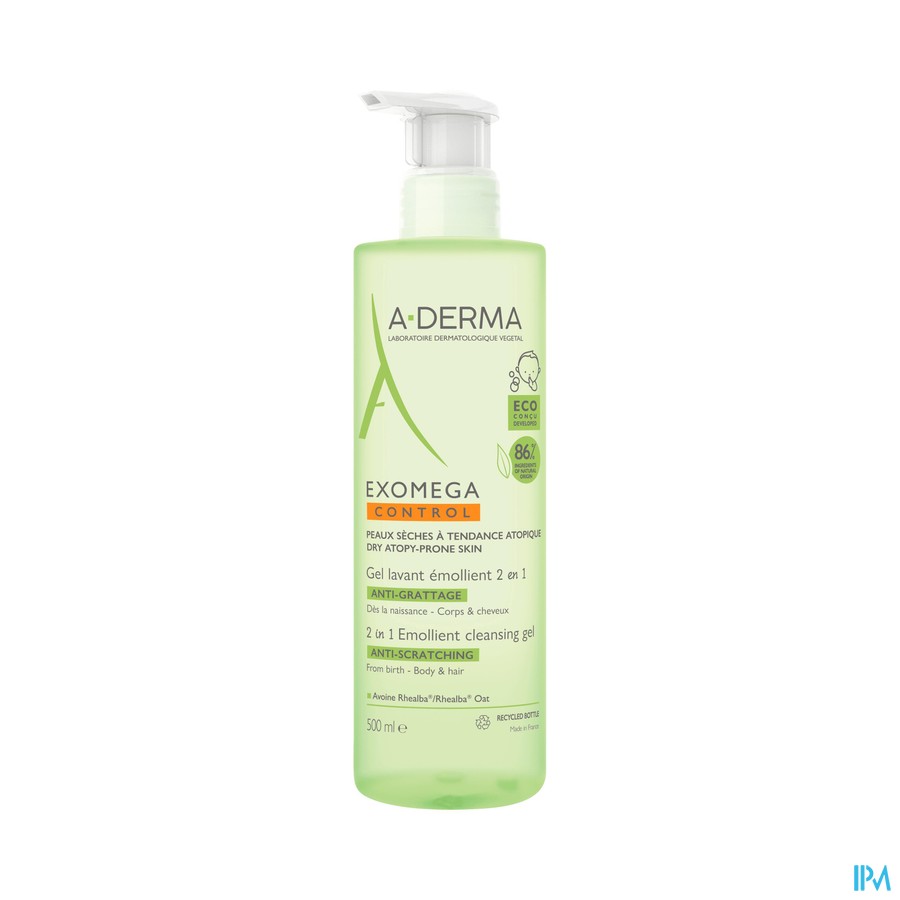 A-DERMA EXOMEGA CONT 2/1 GEL 500ML