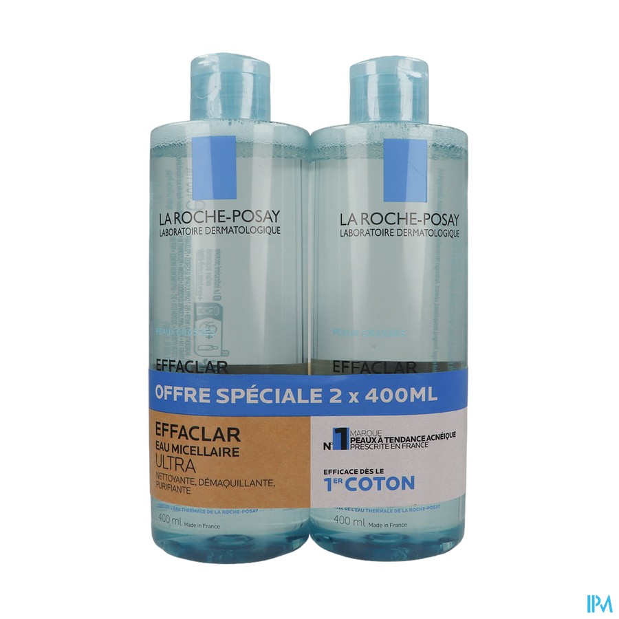 EFFACLAR EAU MICELL ULTRA 400ML 2