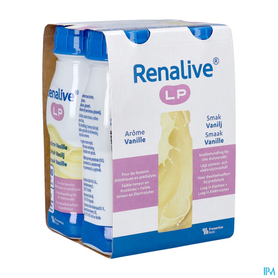 Fresubin Renalive Lp Drink Vanille 4x200ml