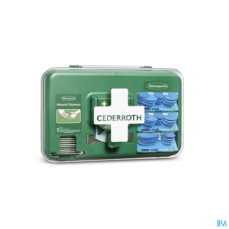 Salvequick Dispenser Soin Plaie Bleu