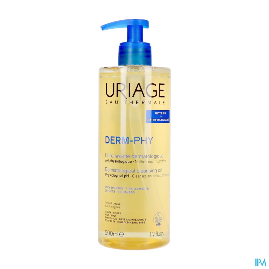 Uriage Dermo-phy Huile Lavante Dermatologiq. 500ml