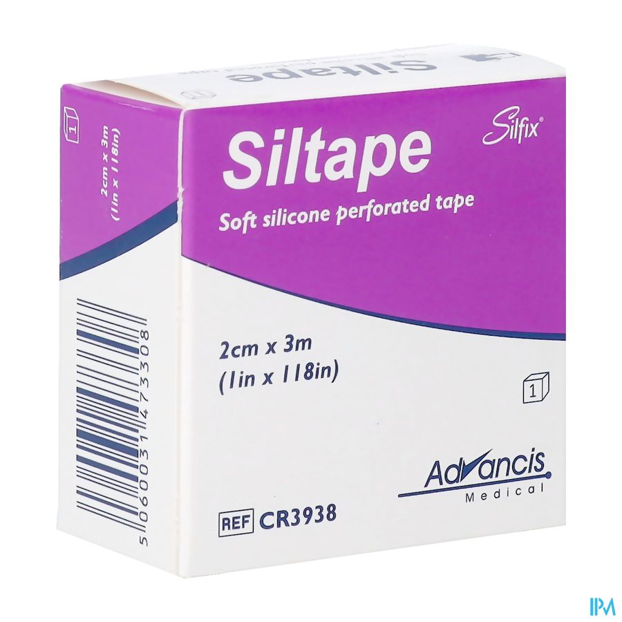 Siltape Soft Silicone Perforated Tape 2cmx3m Siltape Soft Silicone Perforated Tape 2cmx3m