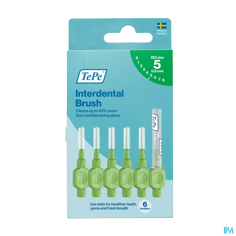 Tepe Interdental Brush 0,8mm Green 6