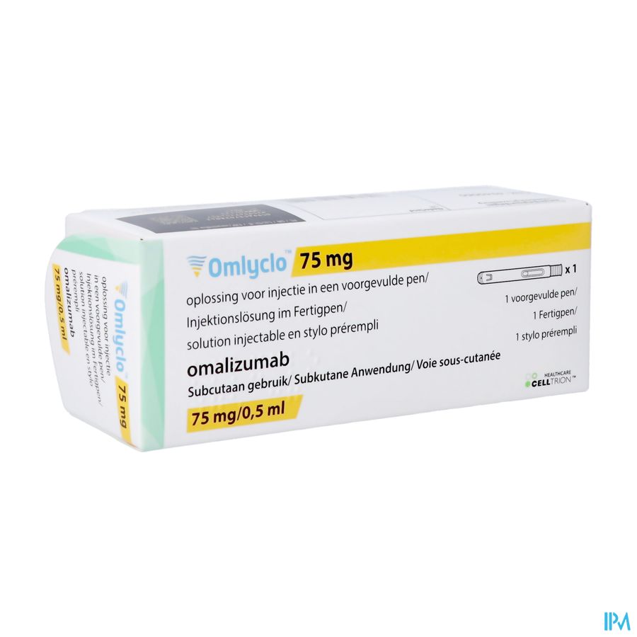 Omlyclo 75mg Opl Inj Voorgevulde Pen 0,5ml 1